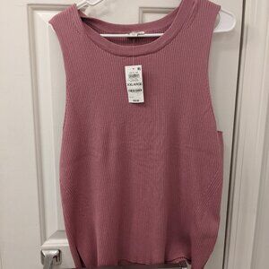 ON 34Th Women's Mauve Knit Tank Size XXL NWT